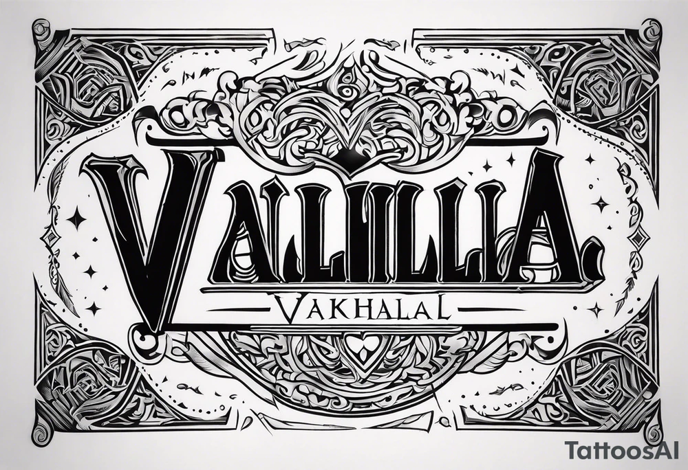Valhalla tattoo idea