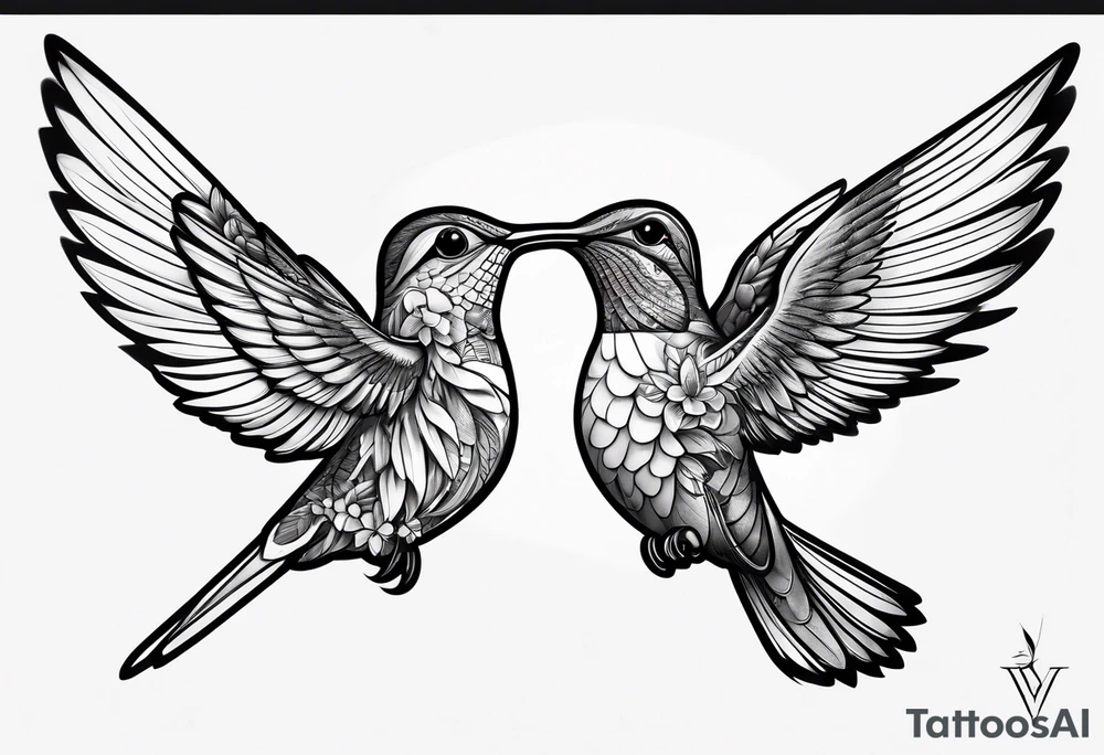 hummingbird tattoo idea