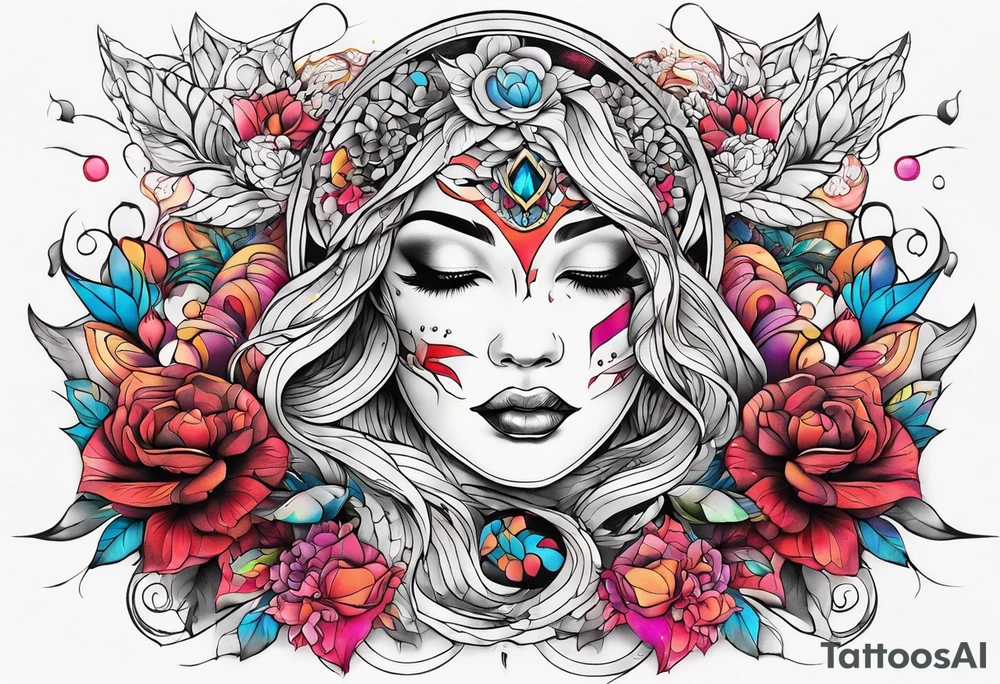 Body wound tattoo design tattoo idea