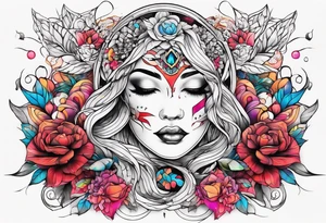 Body wound tattoo design tattoo idea