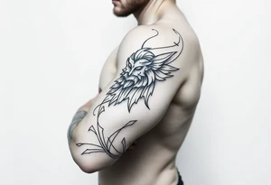 Nordic viking tattoo idea