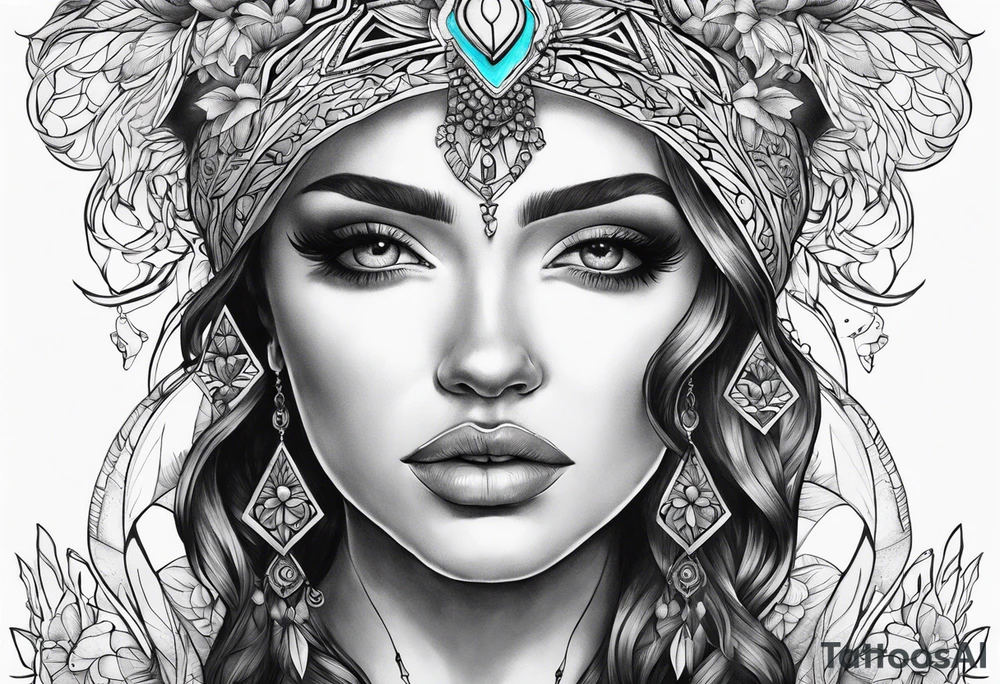 esculture of proserpine rapt tattoo idea