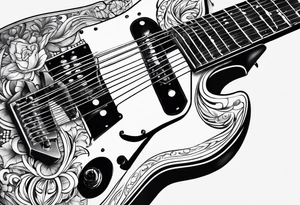 Guitar tattoo idea