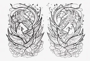 Torn skin tattoo design tattoo idea