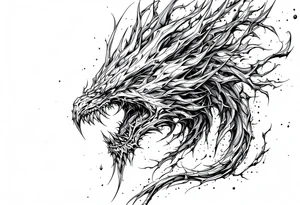 phoanix with aura tattoo idea