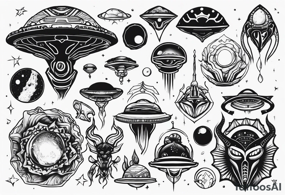 aliens tattoo idea