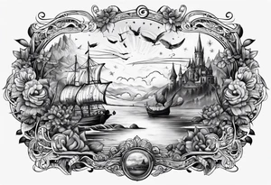Life's a journey tattoo idea