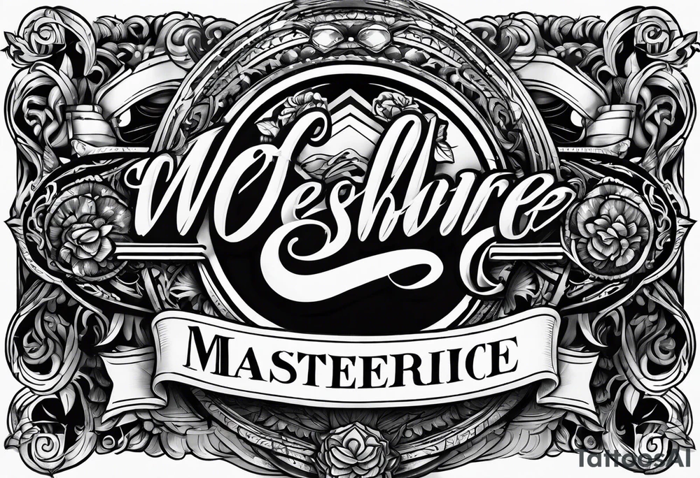LEttering tattoo tattoo idea
