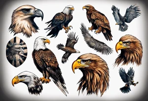 aigle bicéphale tattoo idea