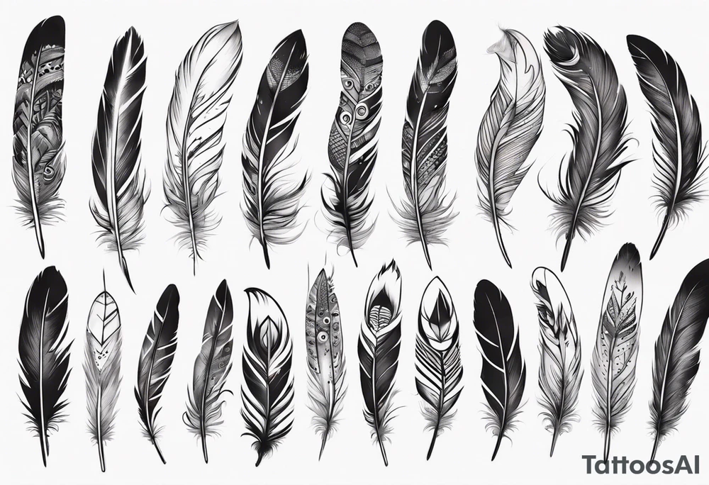feather tattoo idea