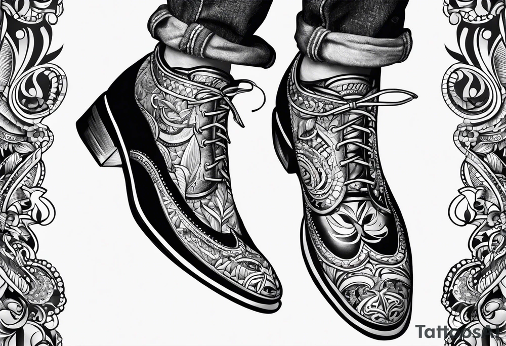 A shoe bill forearm tattoo tattoo idea