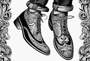 A shoe bill forearm tattoo tattoo idea