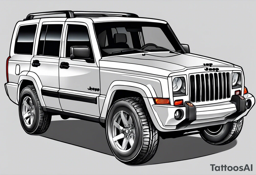 Jeep commander tattoo idea