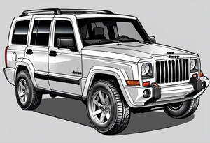 Jeep commander tattoo idea