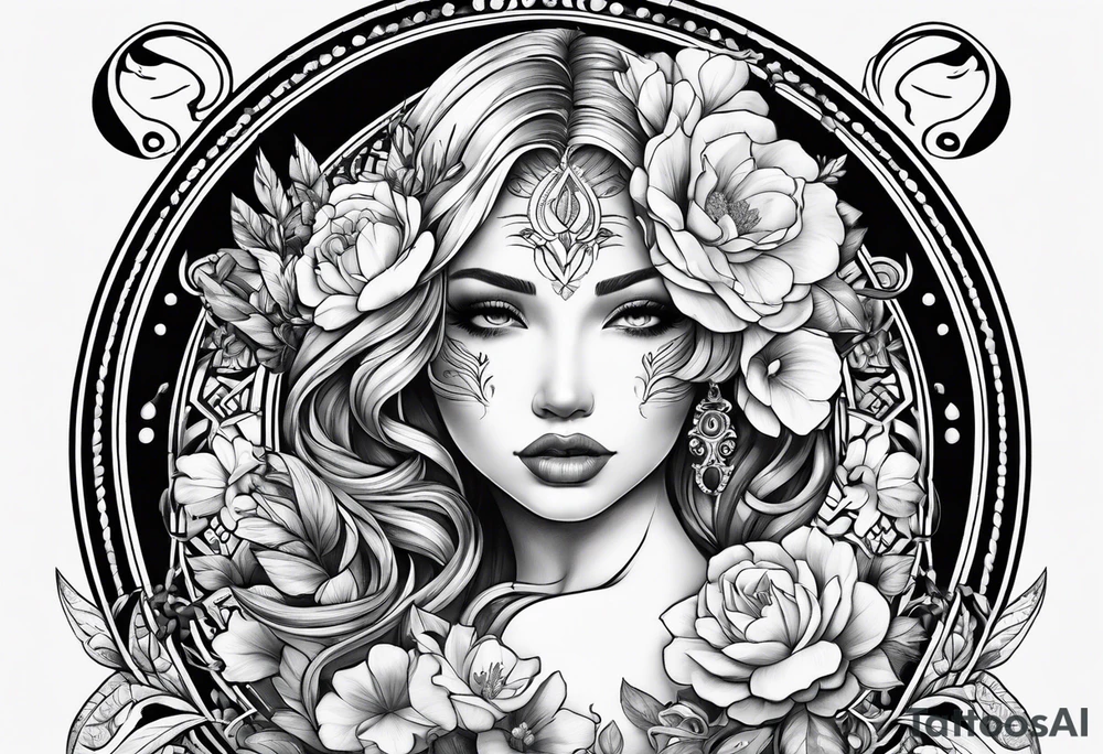 Rebirth, initials aj, pj tattoo idea