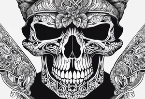 Skelton hand tattoo idea