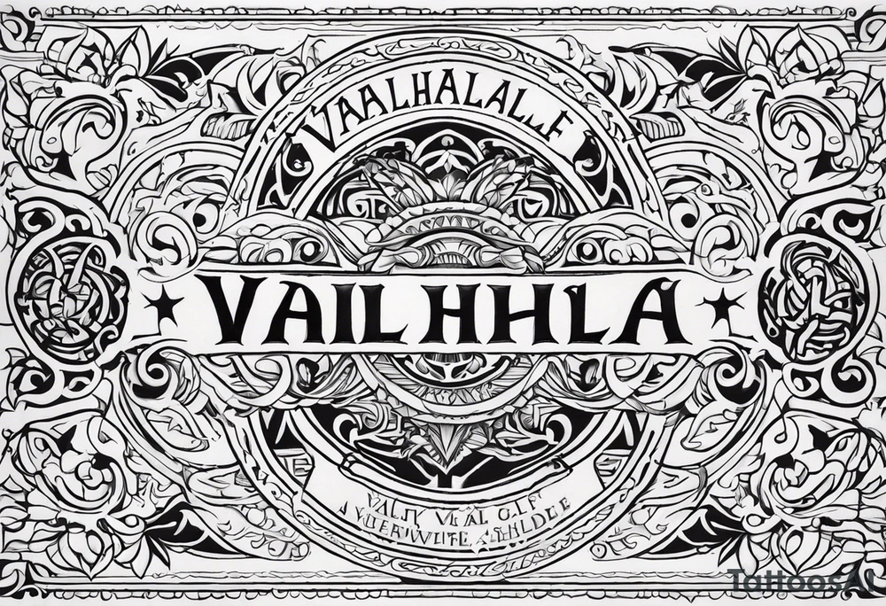 Valhalla tattoo idea