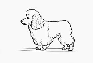 poodle tattoo idea