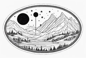 milkway tattoo idea