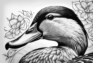 imprinting duck tattoo idea