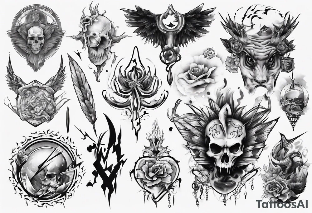 random, anything tattoo idea