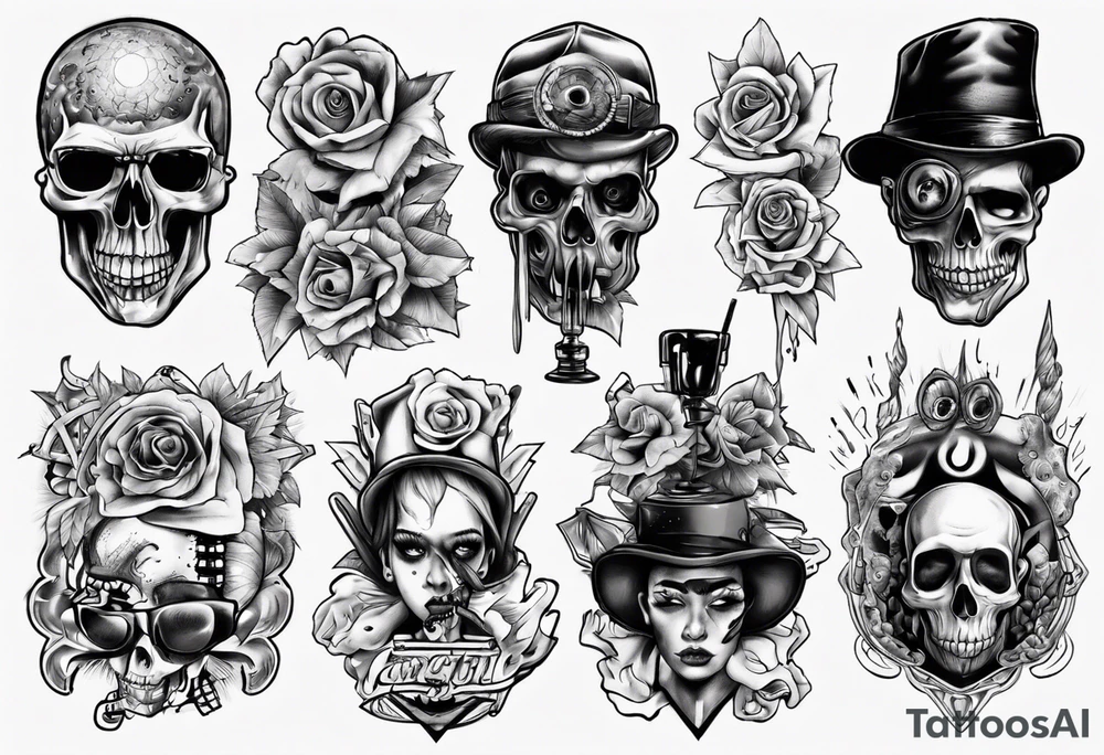 gangsta tattoo idea