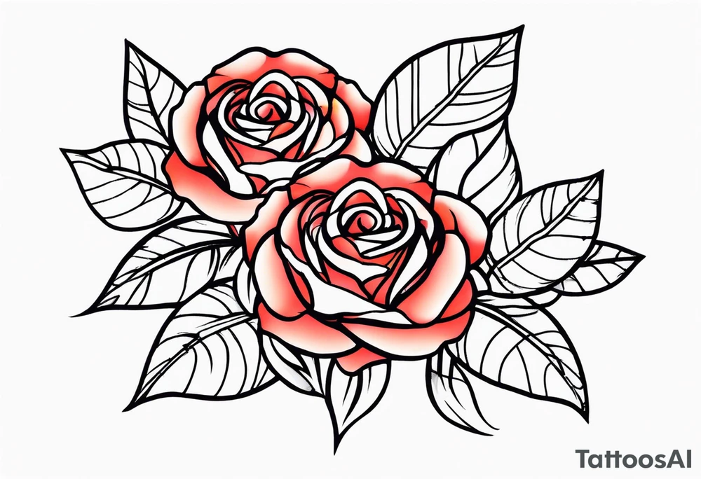 roses tattoo idea