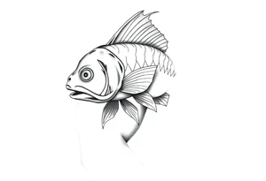 Realistic magikarp tattoo idea
