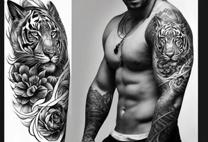 full sleeve canvas tattoo idea