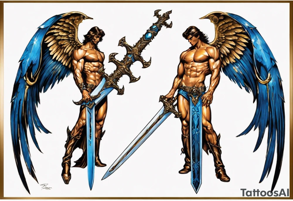 Gold
Bronze
Angel
Sword
Muscle
Blue
Diamonds
Leather tattoo idea