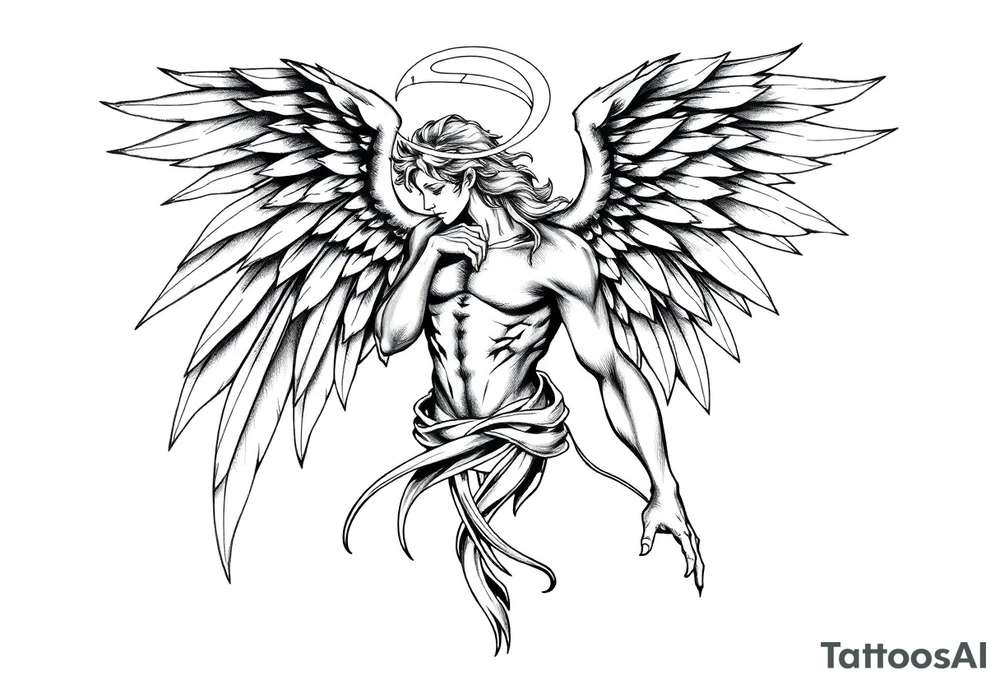 Archangel raphael tattoo idea