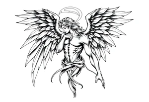 Archangel raphael tattoo idea