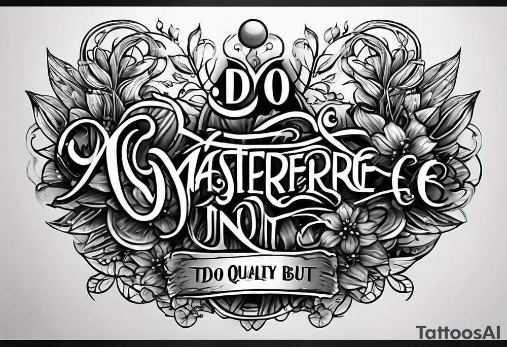 “Do no harm but take no shit” in calligraphy with middle finger and stethoscope for nurse tattoo idea