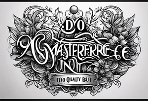 “Do no harm but take no shit” in calligraphy with middle finger and stethoscope for nurse tattoo idea