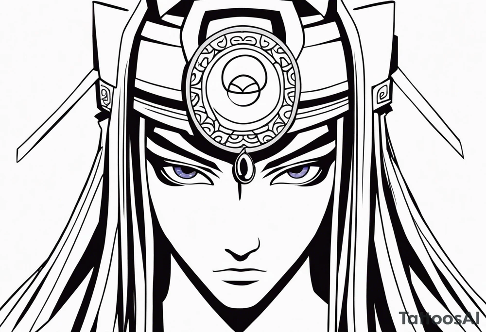 Byakugan eyes tattoo idea