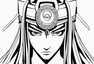Byakugan eyes tattoo idea