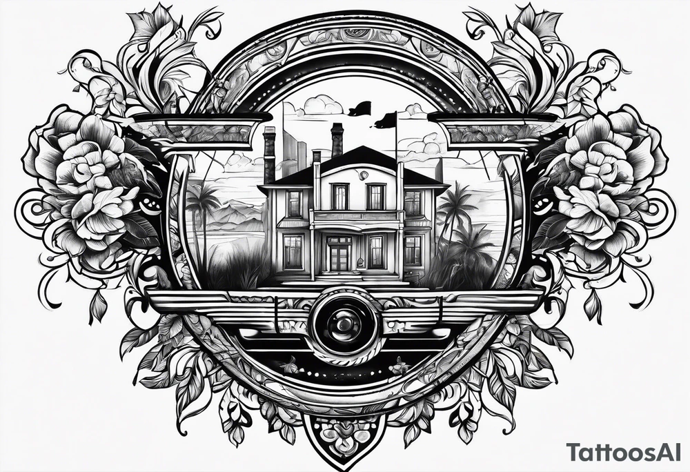 Real estate tattoo idea