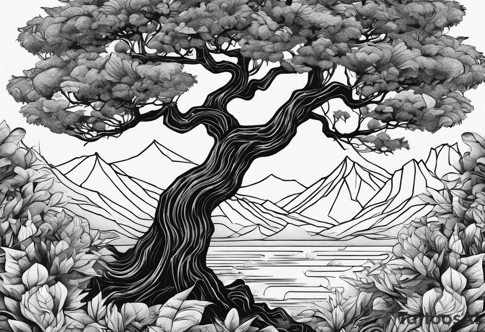 Homg Kong semester abroad at CityU and some trees and the number 6 carved in one tree tattoo idea