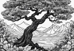 Homg Kong semester abroad at CityU and some trees and the number 6 carved in one tree tattoo idea