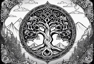 Yggdrasil tattoo idea