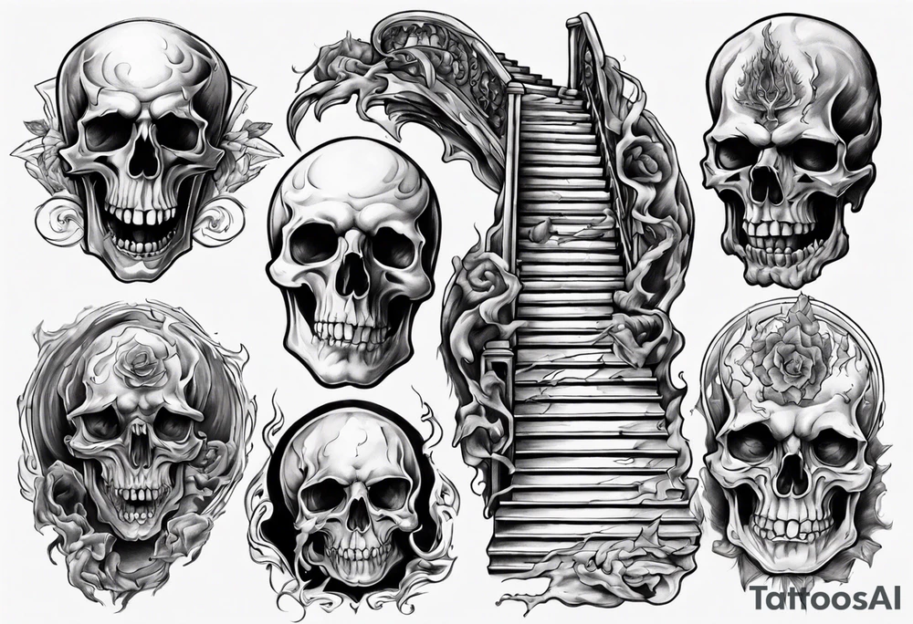stairway to hell tattoo idea