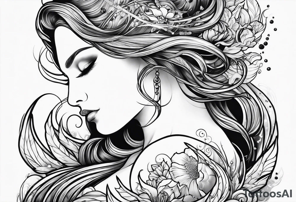 Aquarius tattoo idea