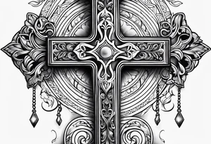 Norwegian cross tattoo idea