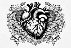 Heart shallow tattoo tattoo idea