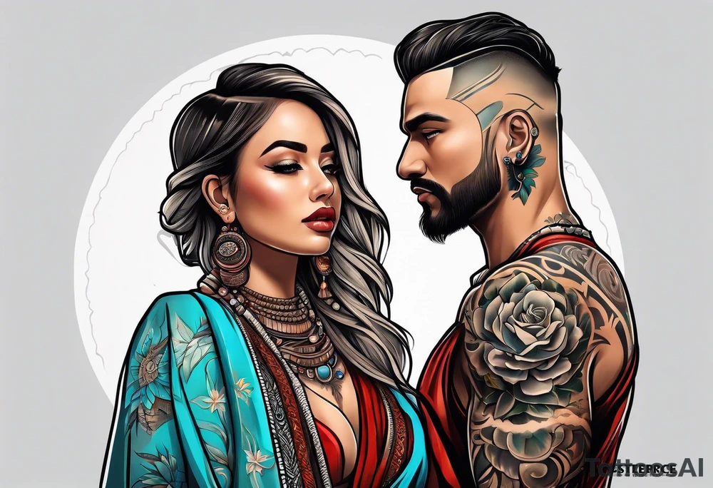 couples tattoo tattoo idea