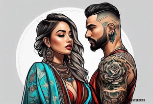 couples tattoo tattoo idea