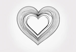 Picture of a heart to represent oneself tattoo idea