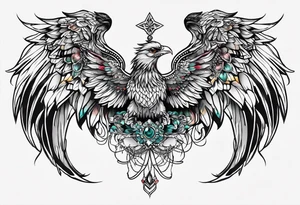 Wide tattoo underboob tattoo idea