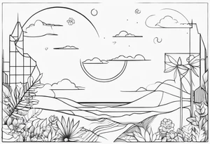 Fine line tattoo idea