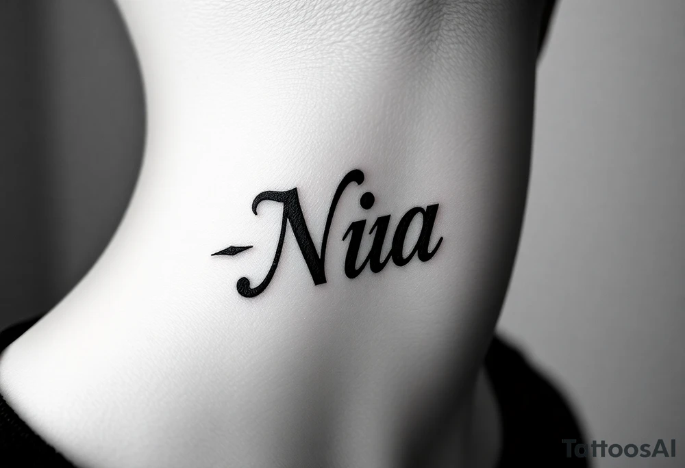 name Nia tattoo idea